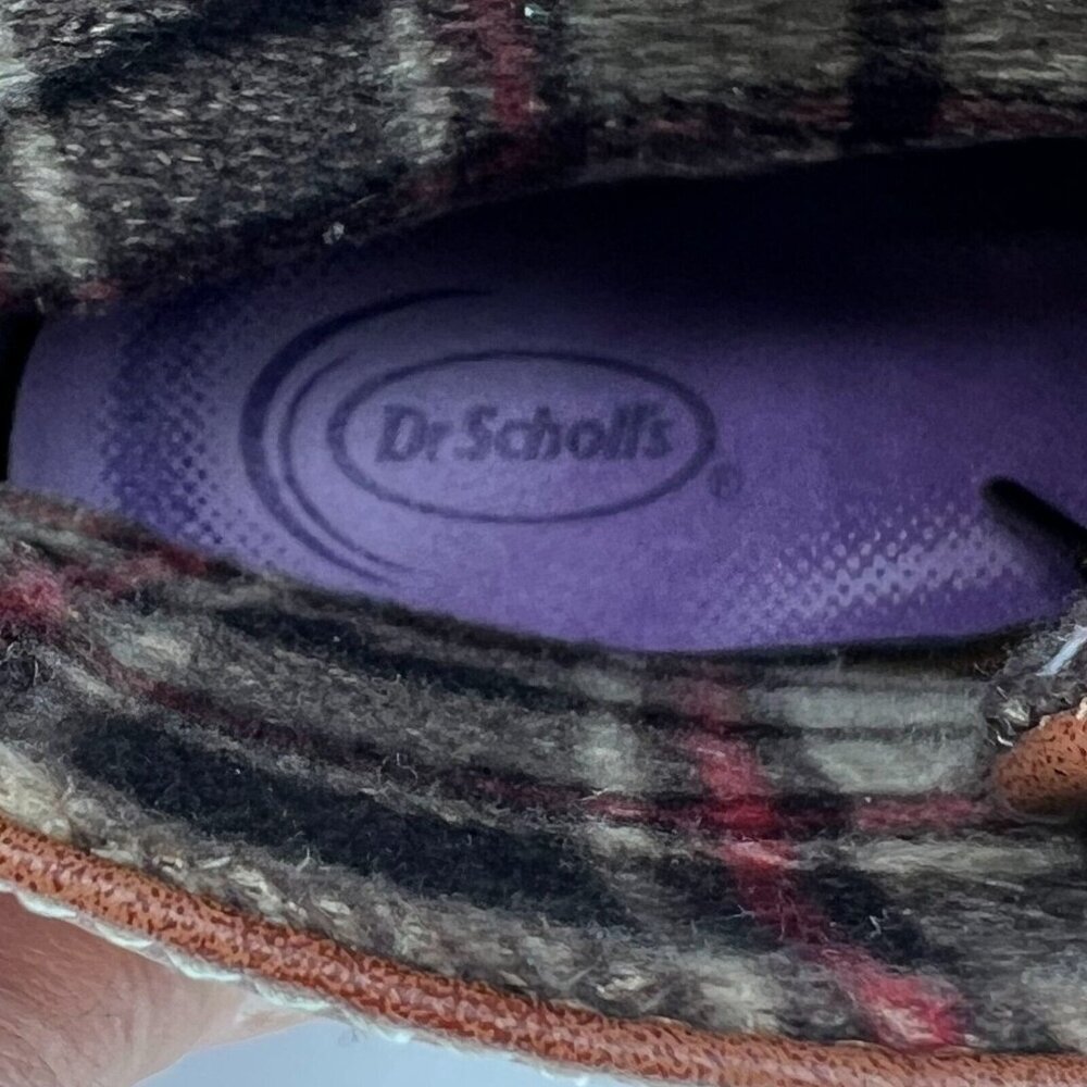 Dr Scholl's Women's Red Brown Lace-Up Sleek Waterproof Size 7 Rain Duck Boots - Picture 9 of 10
